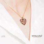 آویز طلا طرح قلب