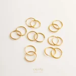 گوشواره حلقه ای ساده کم اجرت با بهترین قیمت
