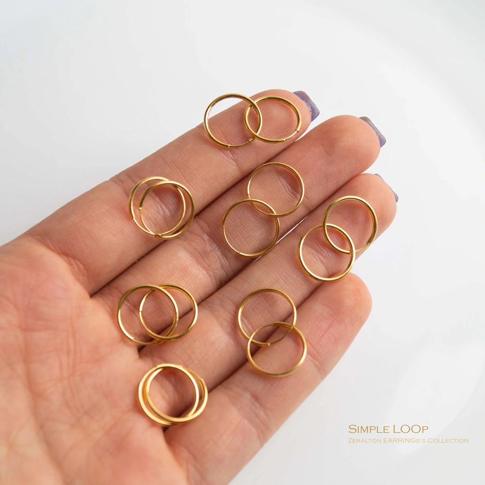 خرید گوشواره حلقه ای ساده