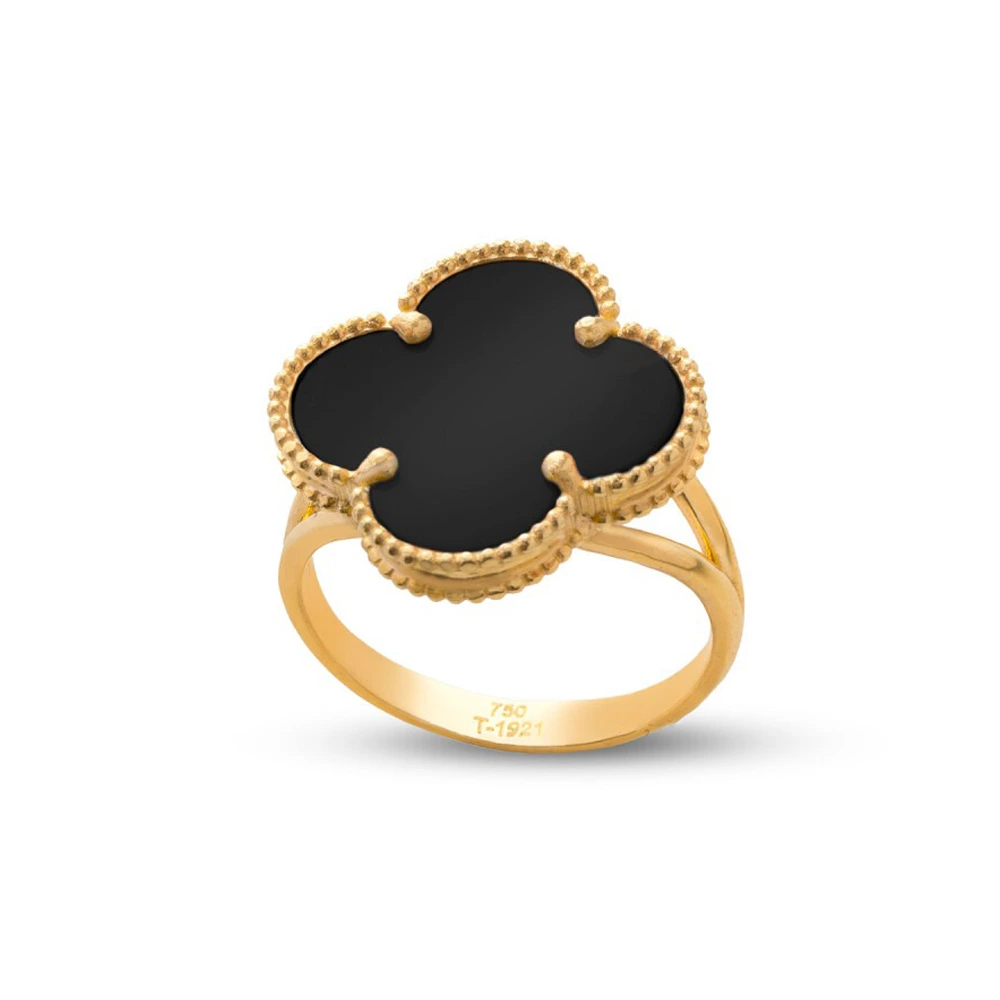 vancleef-alhambra-black-ring-main قیمت و خرید انگشتر ونکلیف الحمبرا مشکی